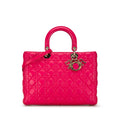 Dior Large Lambskin Cannage Lady Dior (SHG-7kJLTT)
