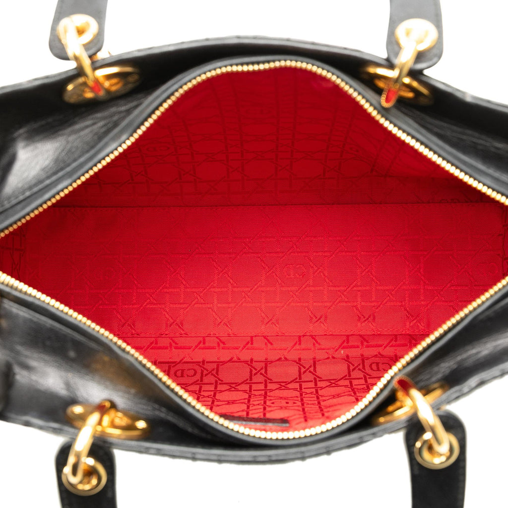 Dior Large Lambskin Cannage Lady Dior (SHG-04vEqj)