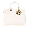 Dior Large Lambskin Cannage Lady Dior