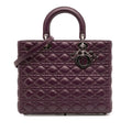 Dior Large Lambskin Cannage Lady Dior