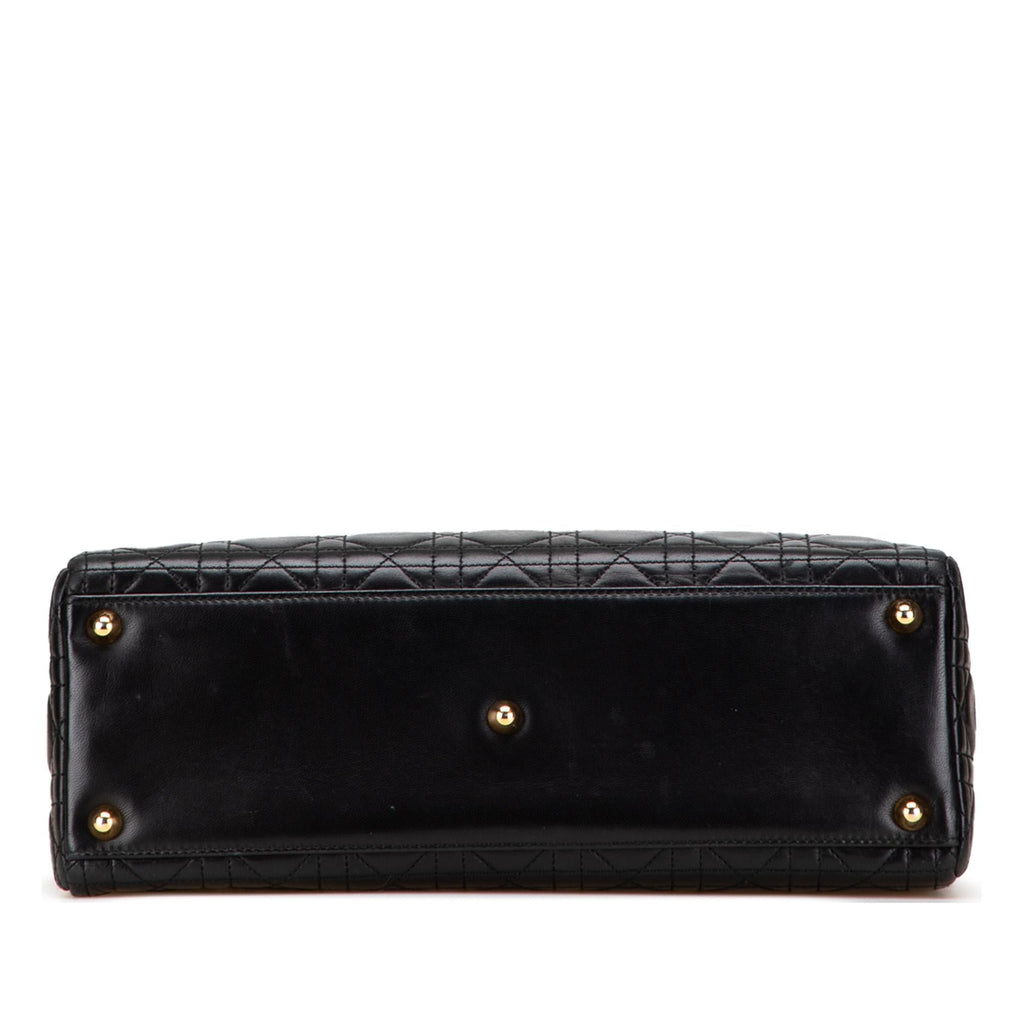 Dior Large Lambskin Cannage Lady Dior