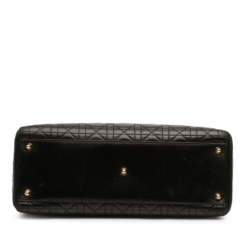 Dior Large Lambskin Cannage Lady Dior