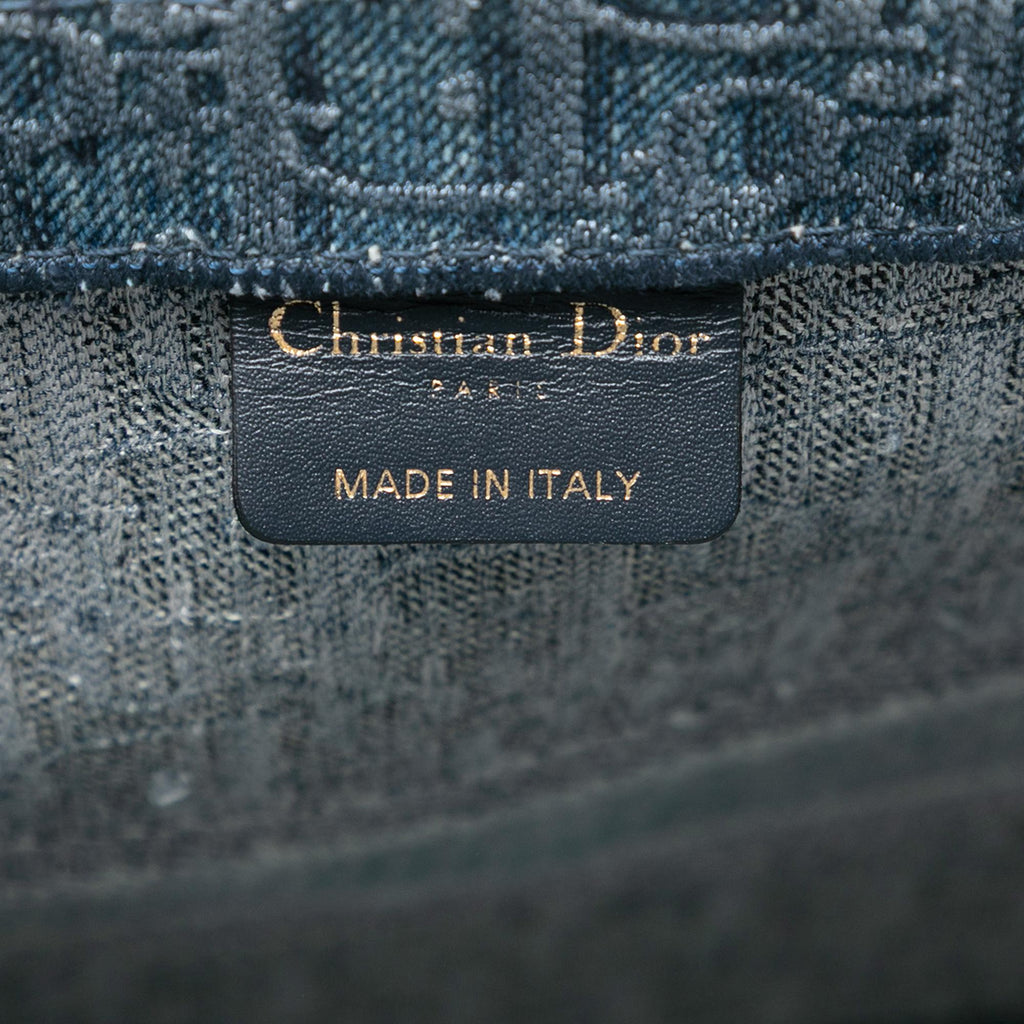 Dior Large Oblique Denim Book Tote