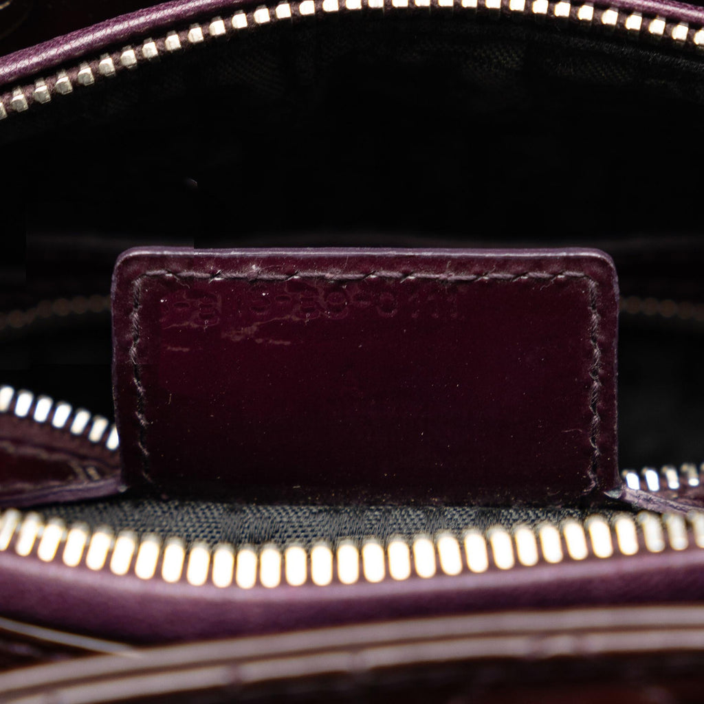 Dior Large Patent Cannage Lady Dior (SHG-LkCHAo)