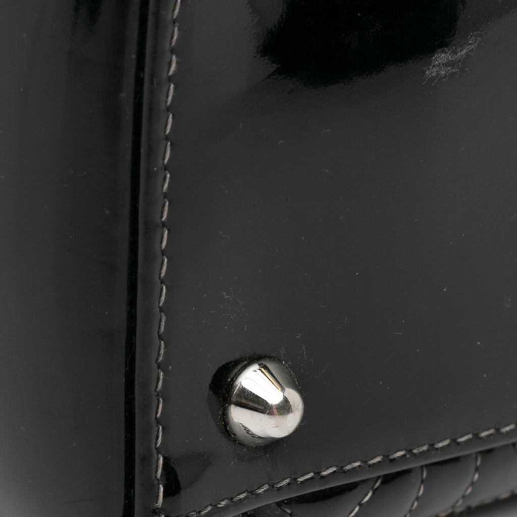 Dior Large Patent Cannage Lady Dior (SHG-bYroL1)