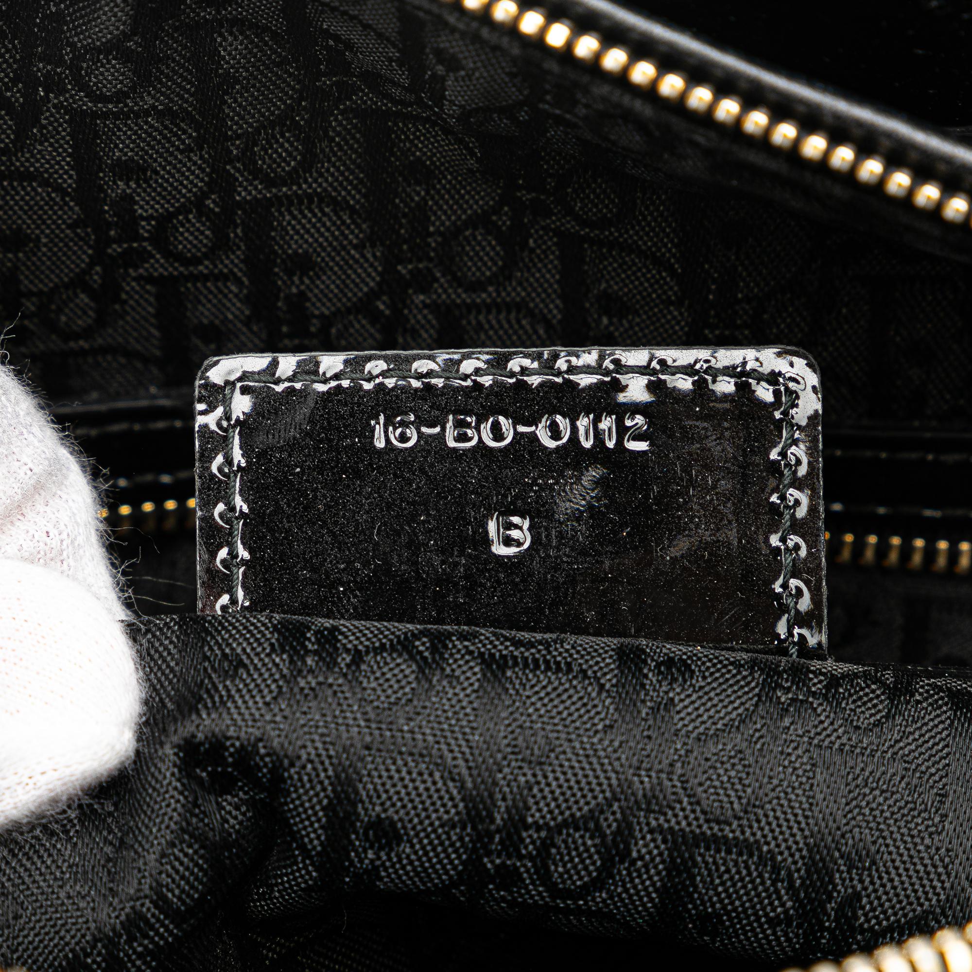 Dior Large Patent Cannage Lady Dior (SHG-x8FAaX)