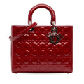 Dior Large Patent Cannage Lady Dior