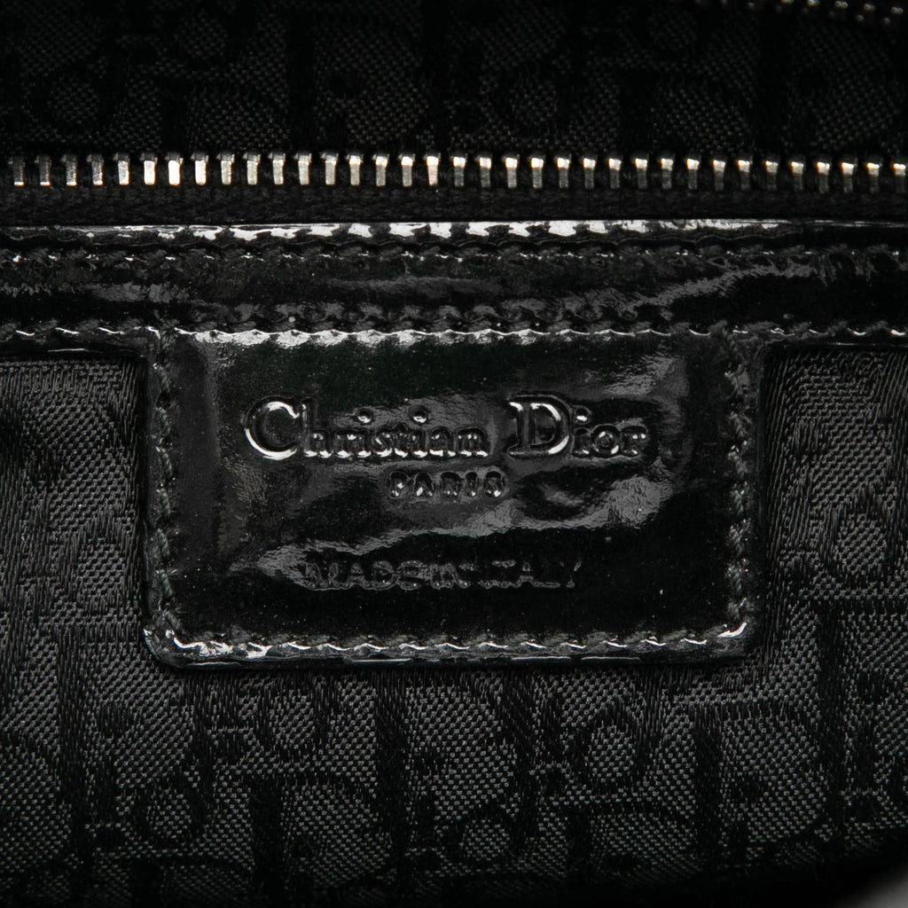 Dior Large Patent Cannage Lady Dior