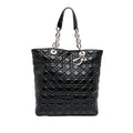 Dior Large Patent Cannage Soft Shopper Tote