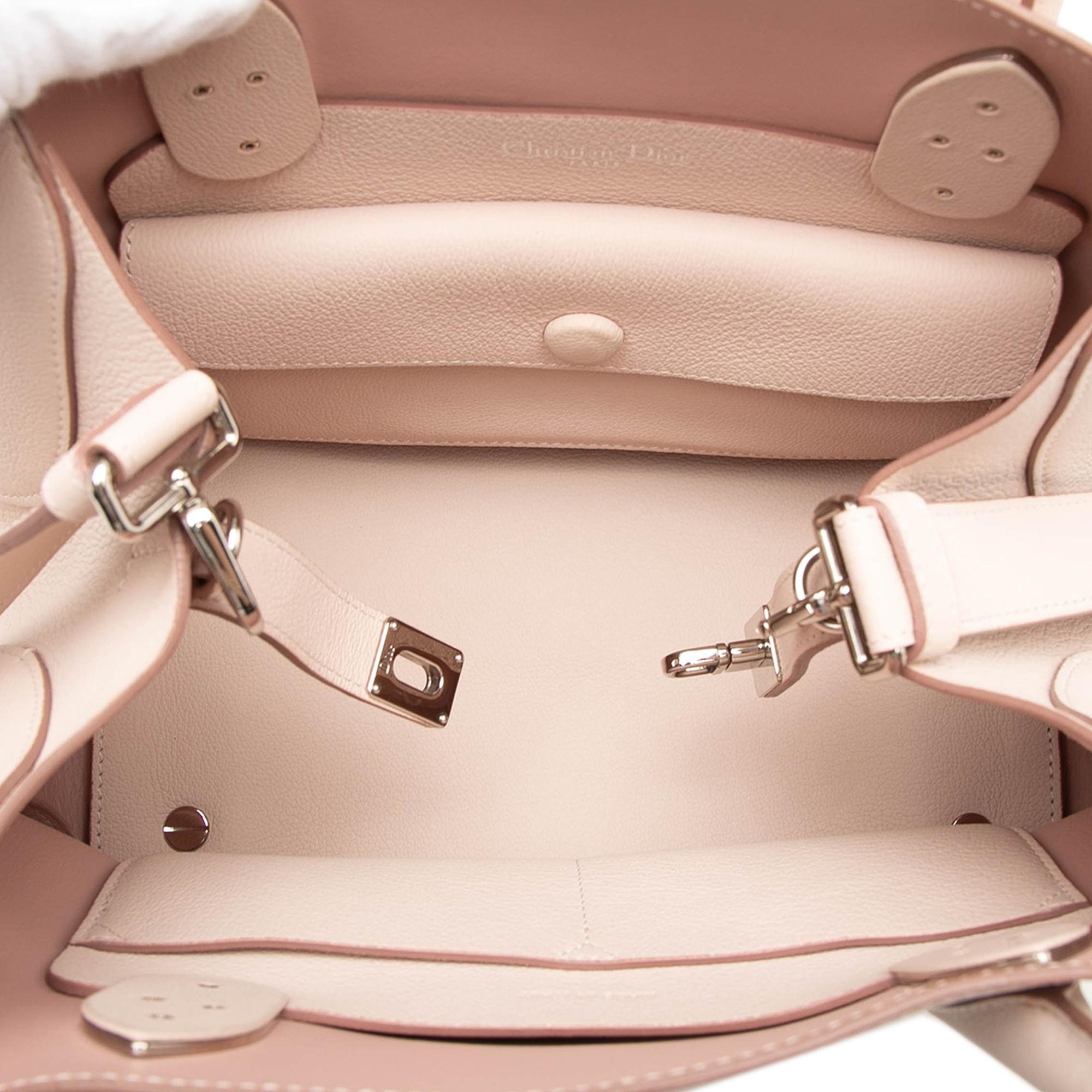 Dior Large Supple Grained Calfskin Open Bar Tote