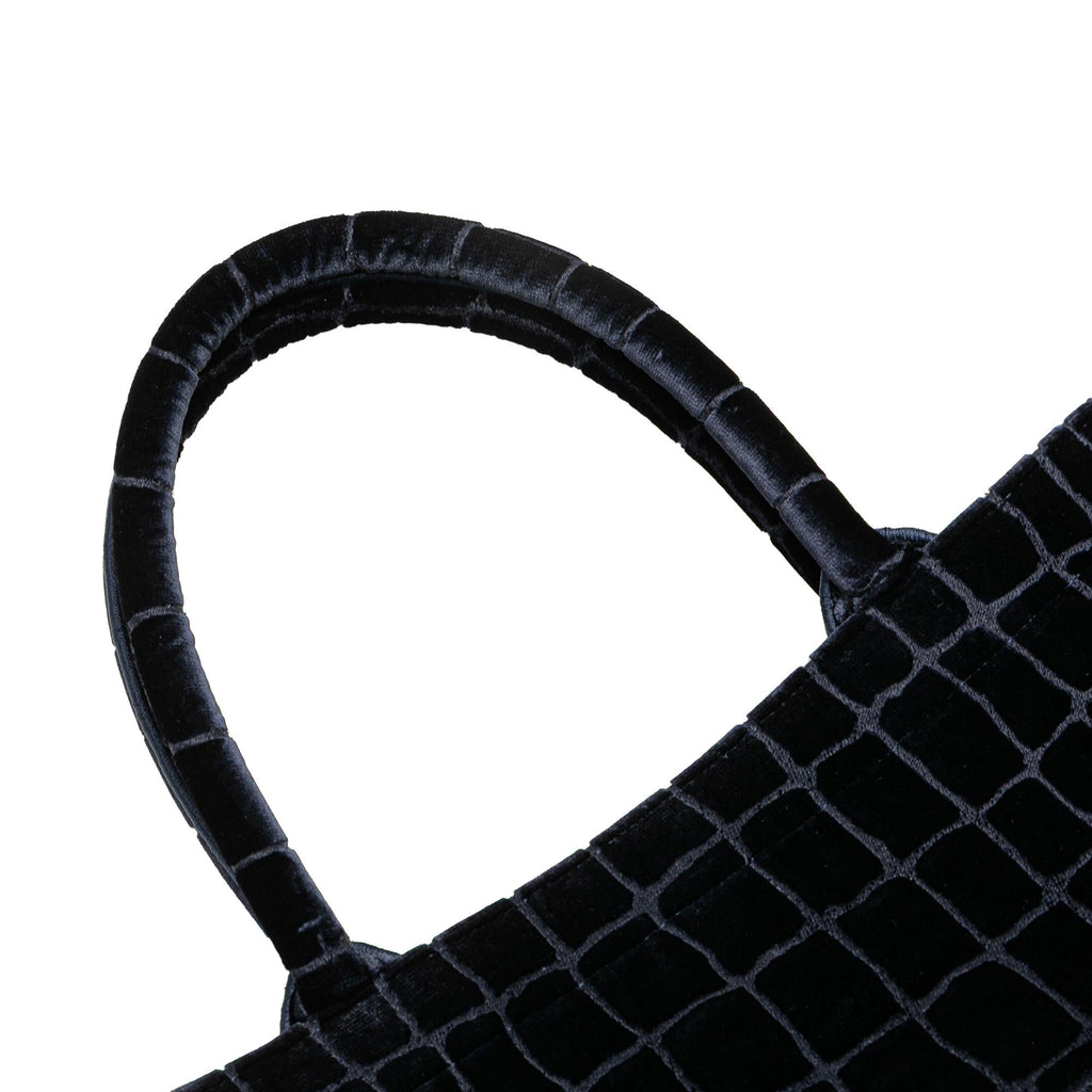 Dior Large Velvet Embossed Book Tote