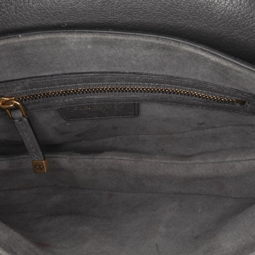 Dior Leather Saddle Bag