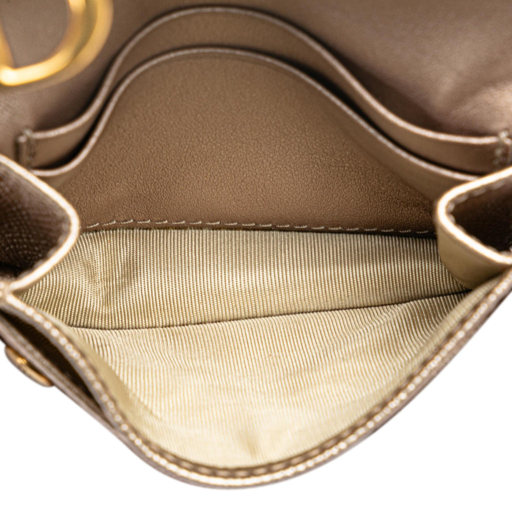 Dior Leather Saddle Card Holder