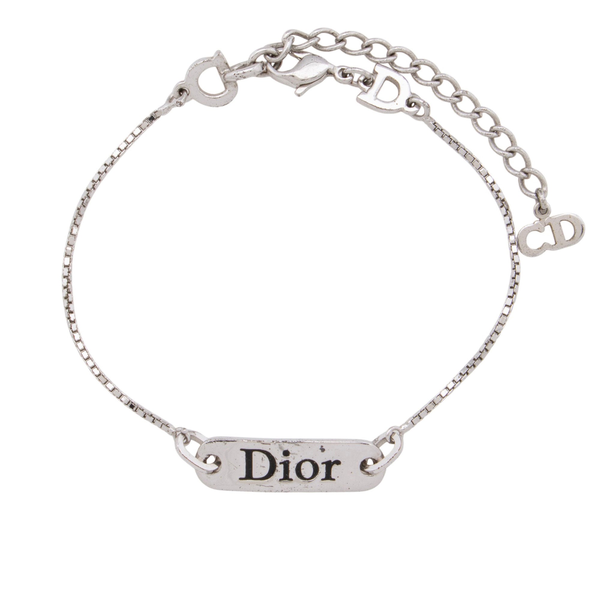 Dior Logo Plate Bracelet