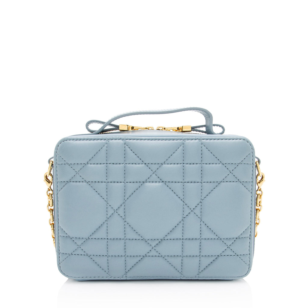 Dior Macrocannage Calfskin Caro Box Bag