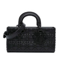 Dior Medium Calfskin Cannage Diamond Lady D Joy (SHG-0FjalQ)
