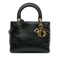 Dior Medium Calfskin Cannage Embossed Lady Dior (SHG-yFMLwG)