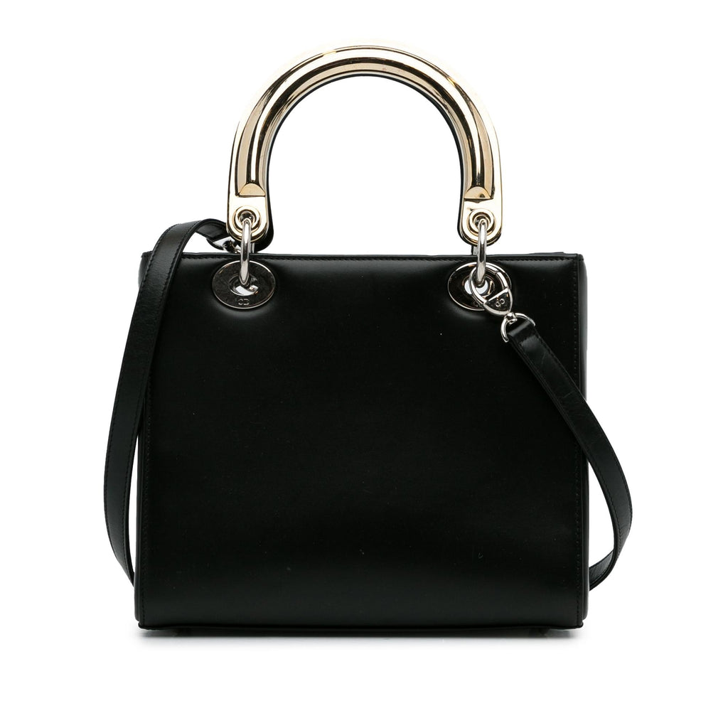 Dior Medium Calfskin Patch Embellished Lady Dior (SHG-YrHiNP)