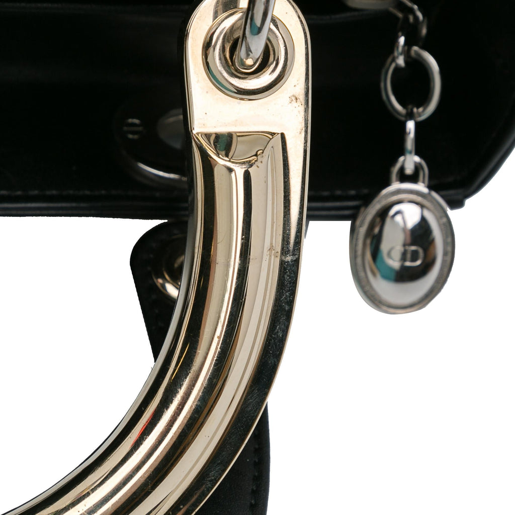 Dior Medium Calfskin Patch Embellished Lady Dior (SHG-ToARgO)
