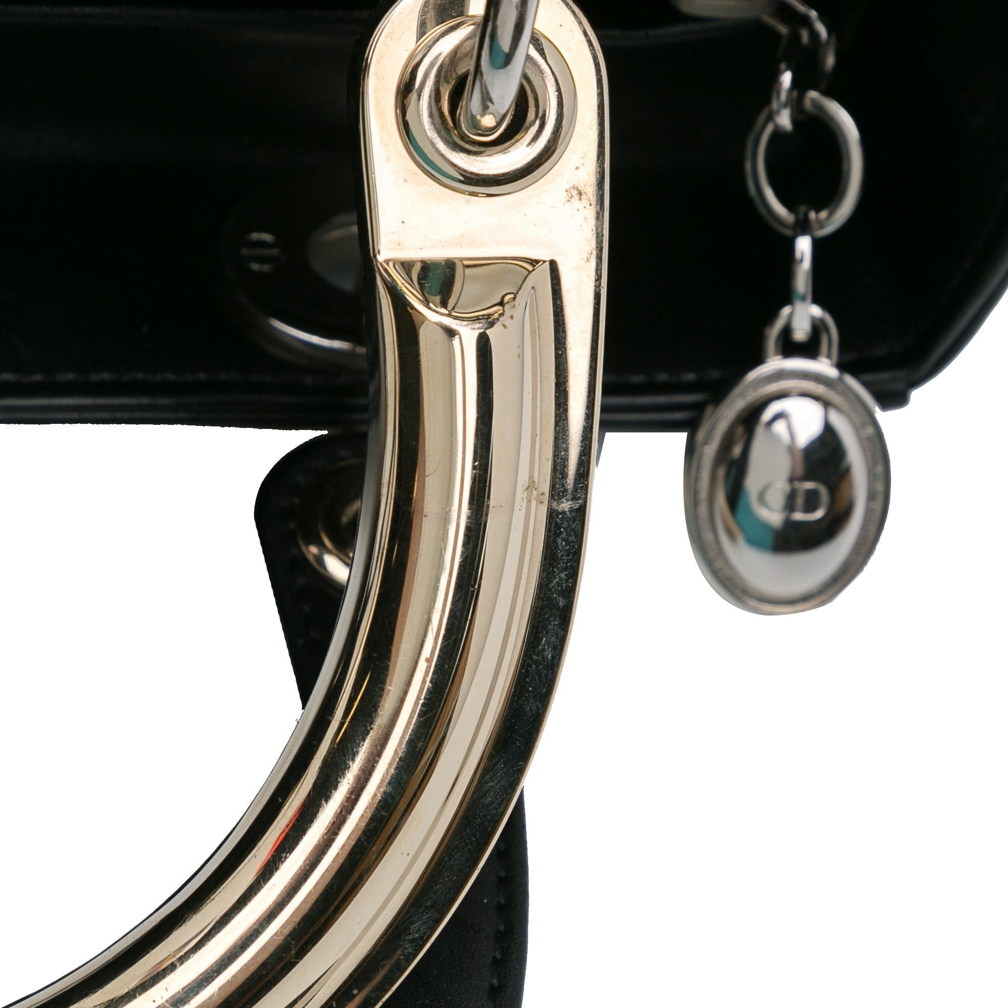 Dior Medium Calfskin Patch Embellished Lady Dior (SHG-ToARgO)