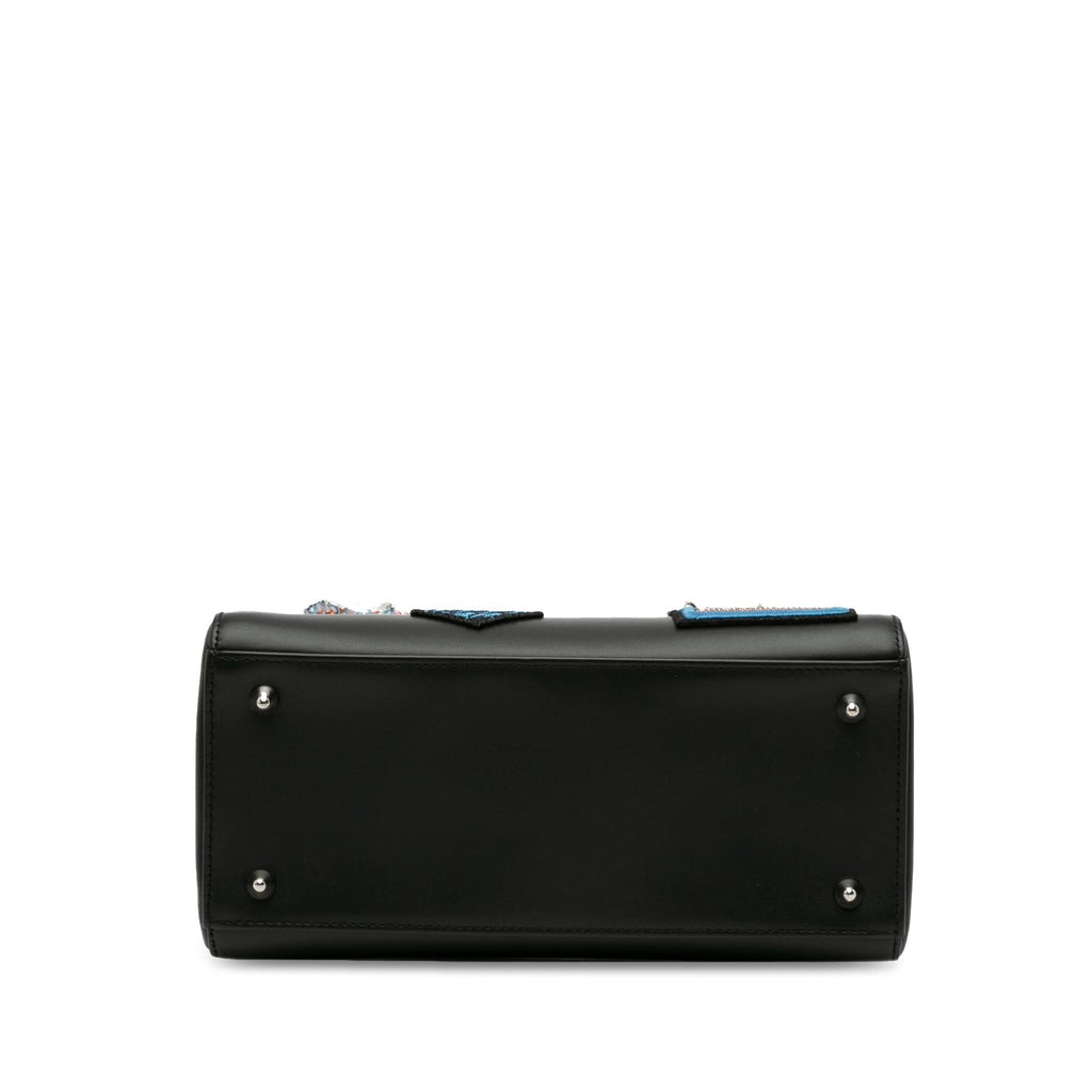 Dior Medium Calfskin Patch Embellished Lady Dior (SHG-SuldtR)