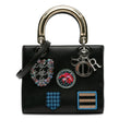 Dior Medium Calfskin Patch Embellished Lady Dior (SHG-SuldtR)