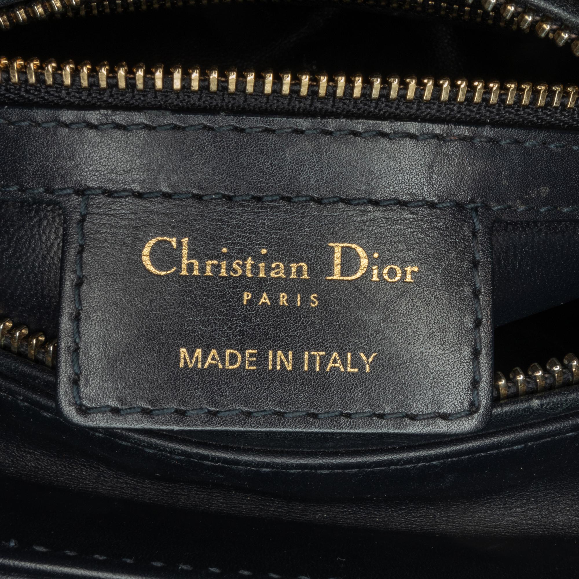 Dior Medium Calfskin Pockets Lady Dior (SHG-8Wnrer)