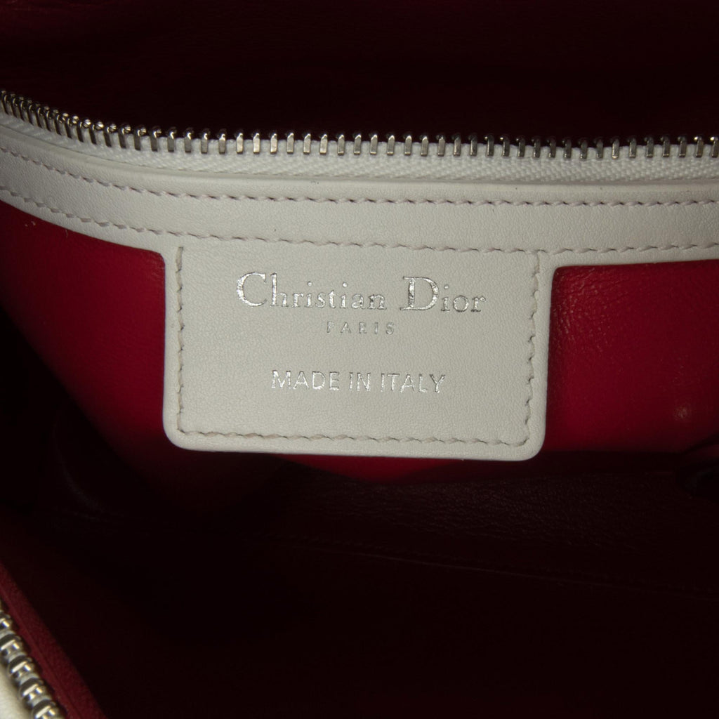 Dior Medium Calfskin Sequin Embellished Lady Dior (SHG-T5mrS0)
