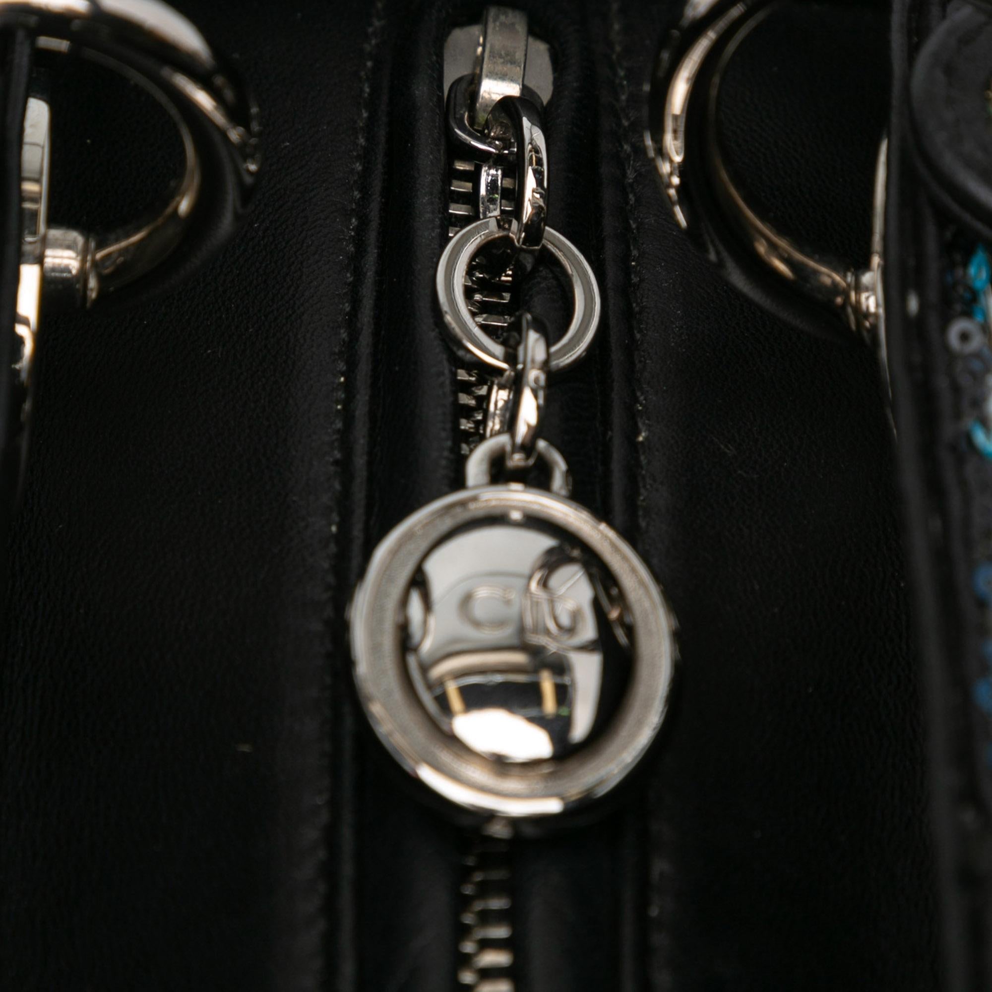 Dior Medium Calfskin Sequin Embellished Lady Dior (SHG-Yt68qB)