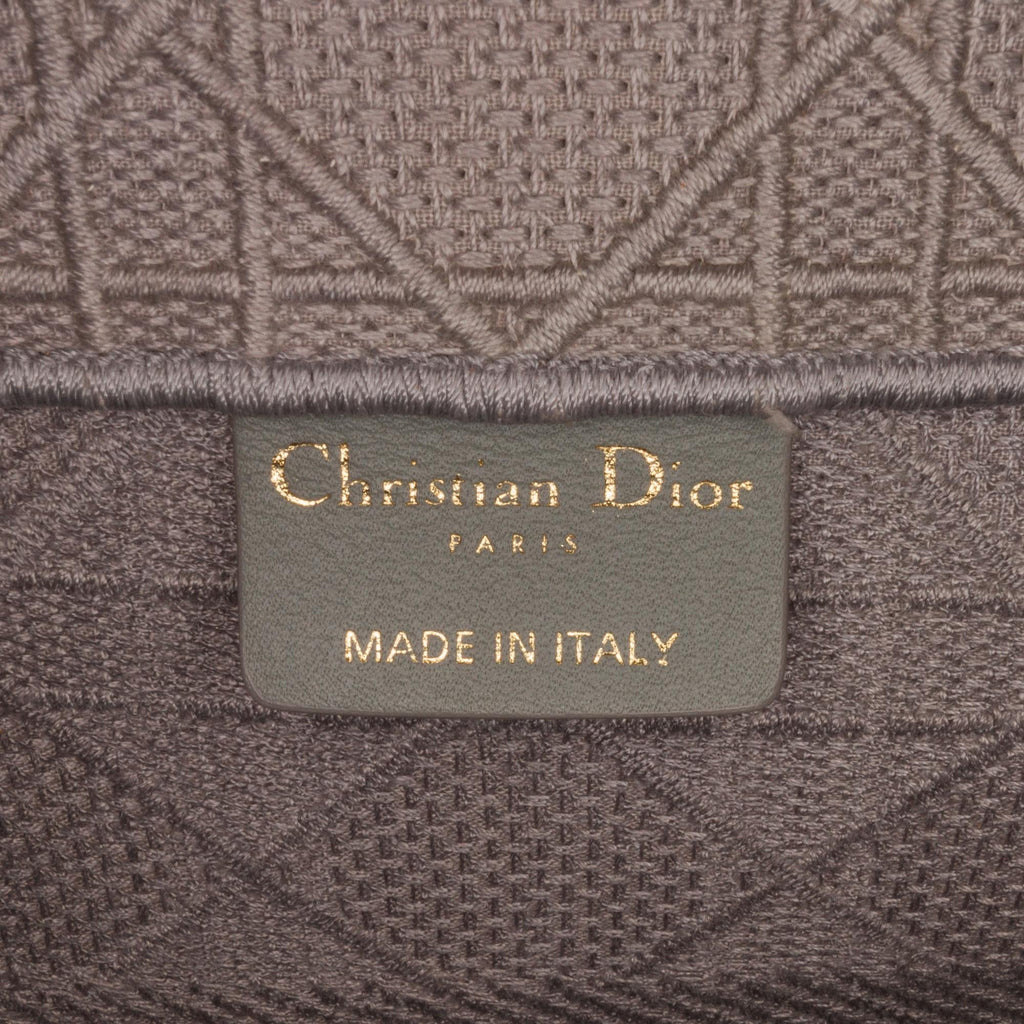 Dior Medium Cannage Embroidered Book Tote