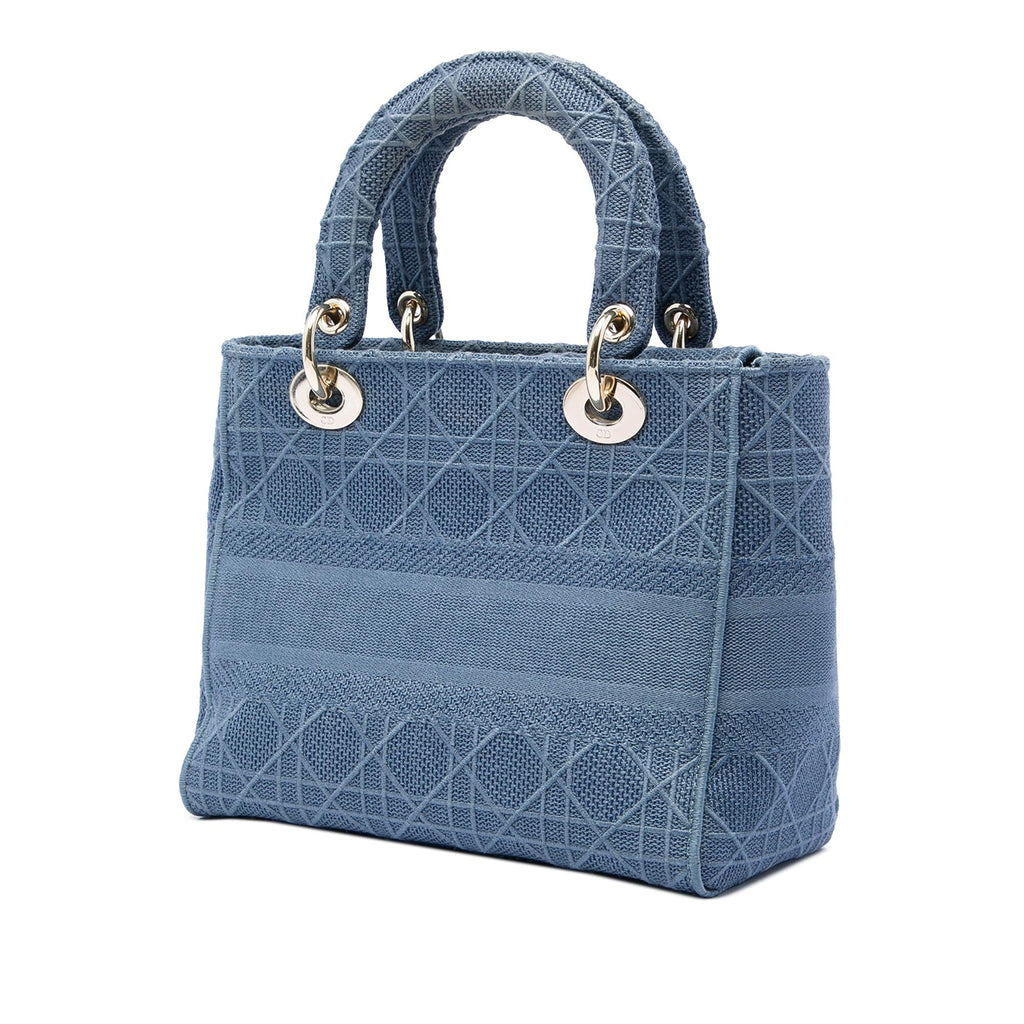 Dior Medium Canvas Cannage Lady D Lite