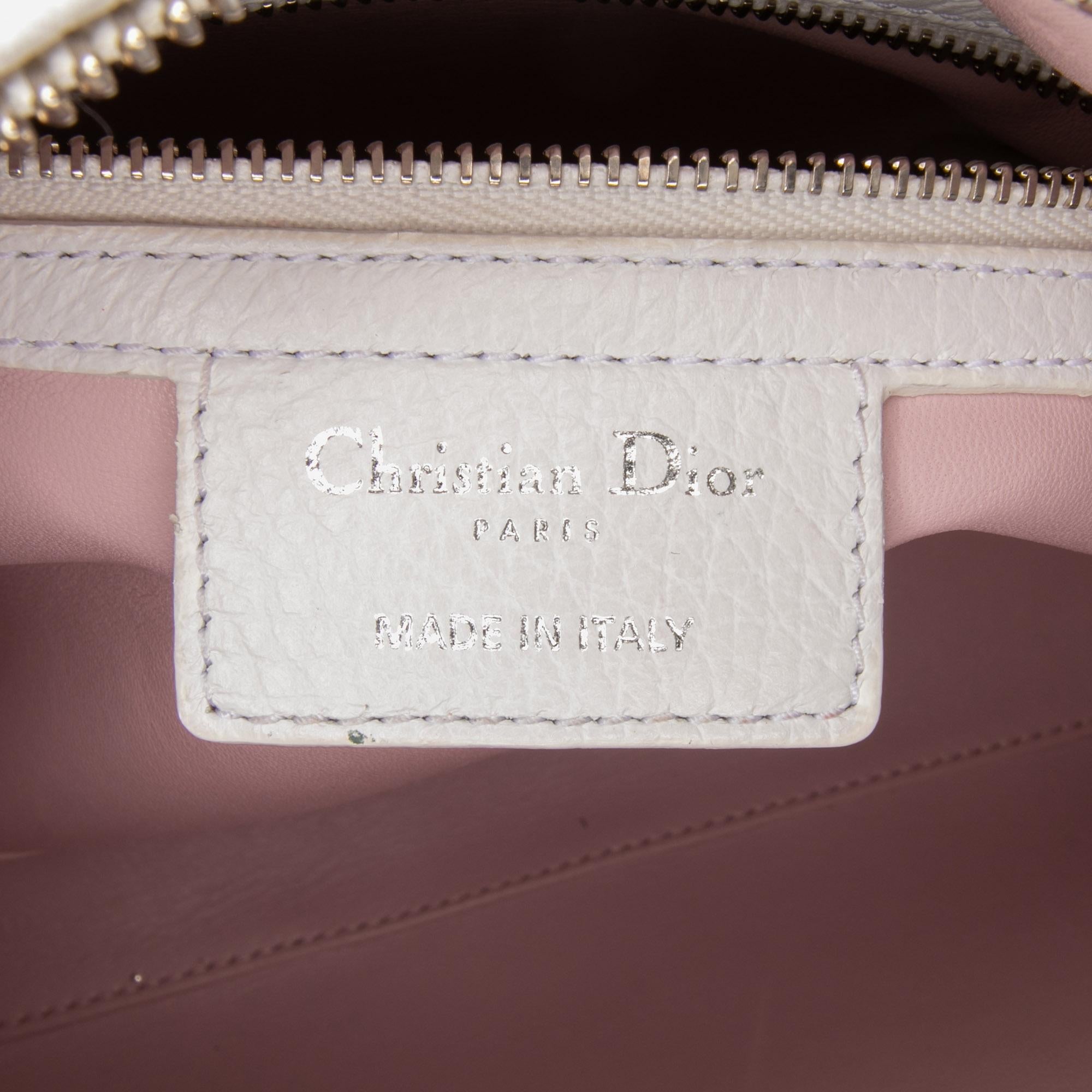 Dior Medium Deerskin Floral Printed Lady Dior