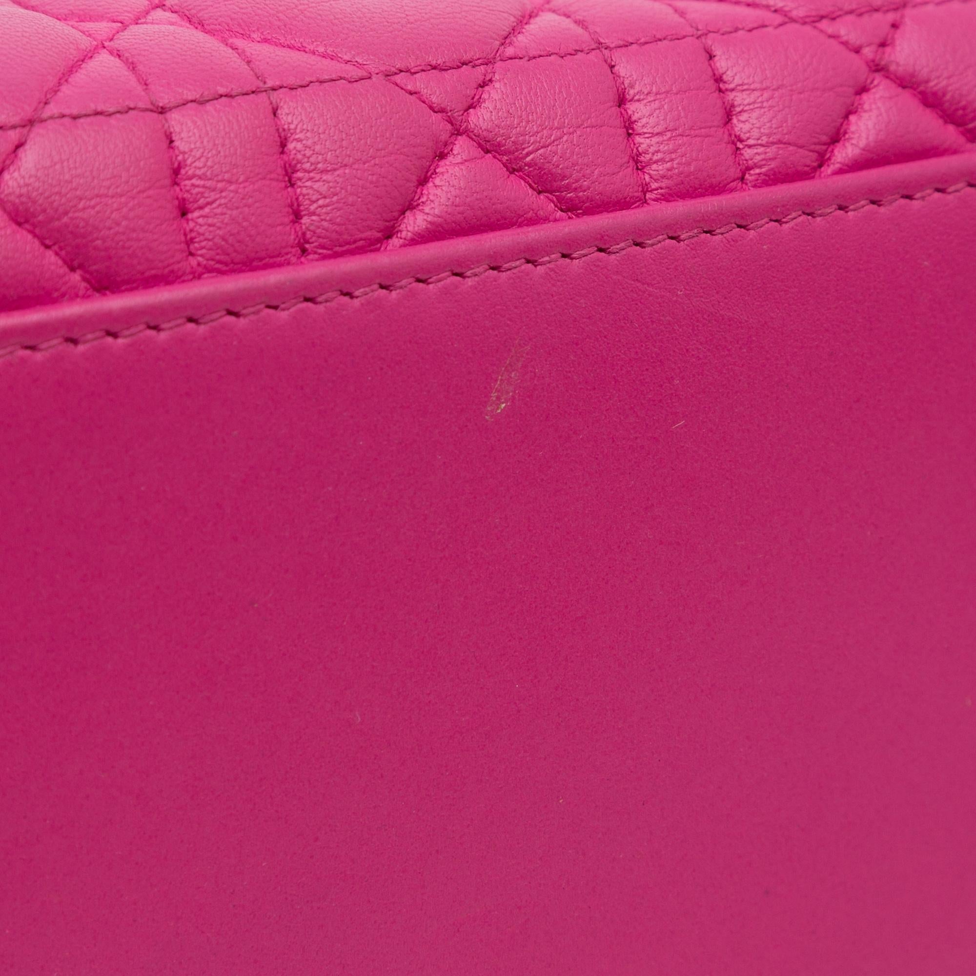 Dior Medium Lambskin Cannage Lady Dior