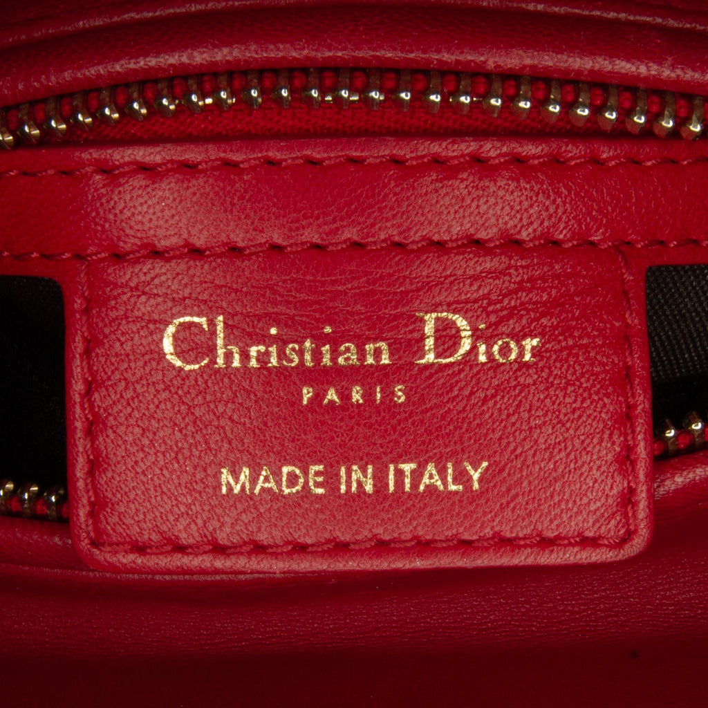 Dior Medium Lambskin Cannage Lady Dior (SHG-P00Mul)