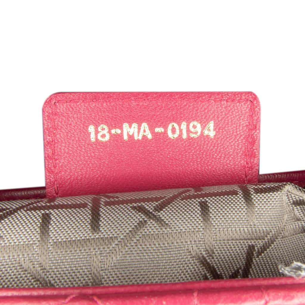 Dior Medium Lambskin Cannage Lady Dior (SHG-HLvJGy)