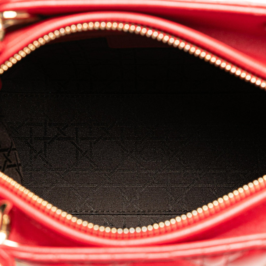Dior Medium Lambskin Cannage Lady Dior (SHG-fsQoqV)