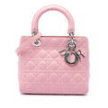 Dior Medium Lambskin Cannage Lady Dior