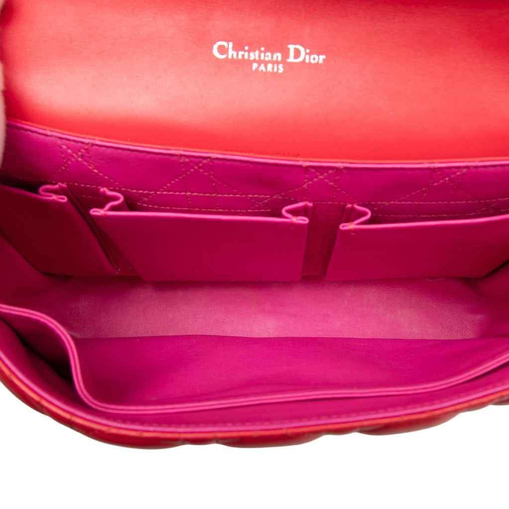 Dior Medium Lambskin Cannage Miss Dior Flap