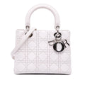 Dior Medium Lambskin Cannage Studded Lady Dior