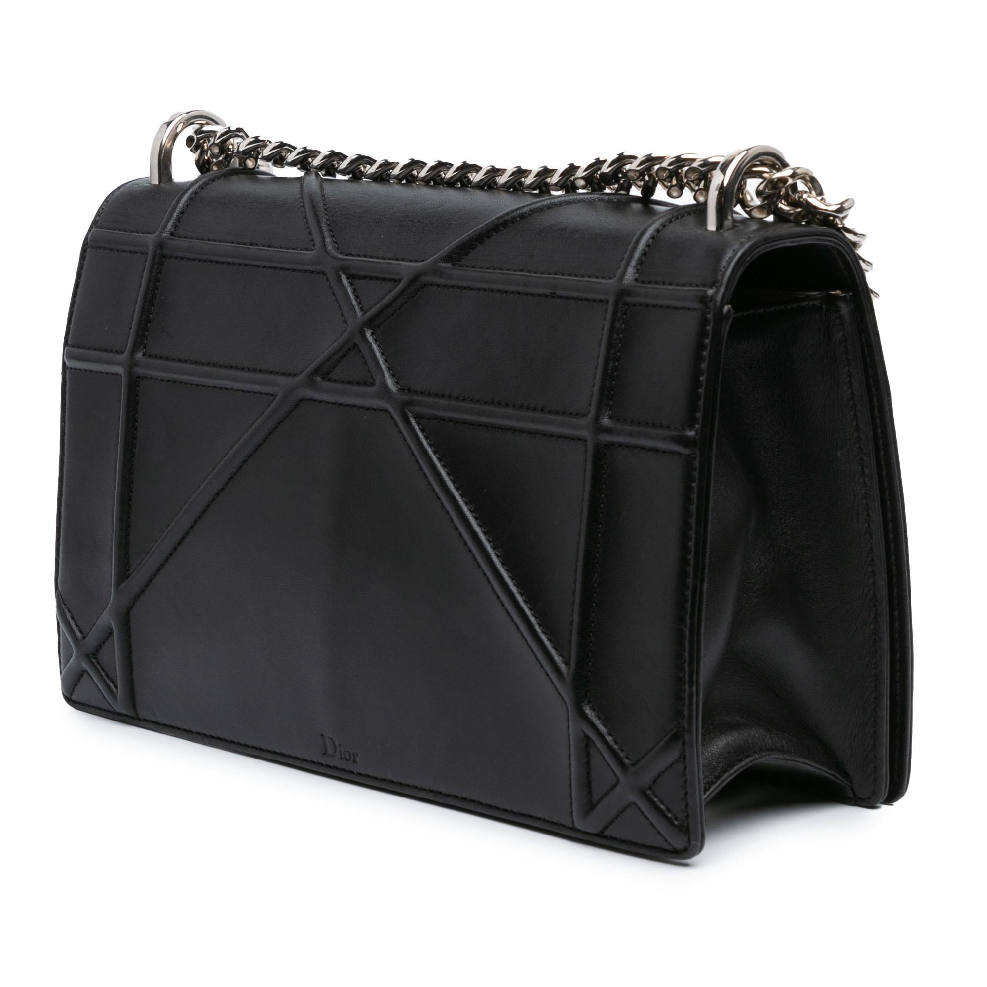 Dior Medium Lambskin Diorama Flap