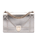 Dior Medium Metallic Calfskin Diorama Flap