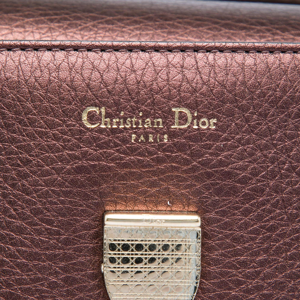 Dior Medium Metallic Grained Calfskin Diorever Satchel