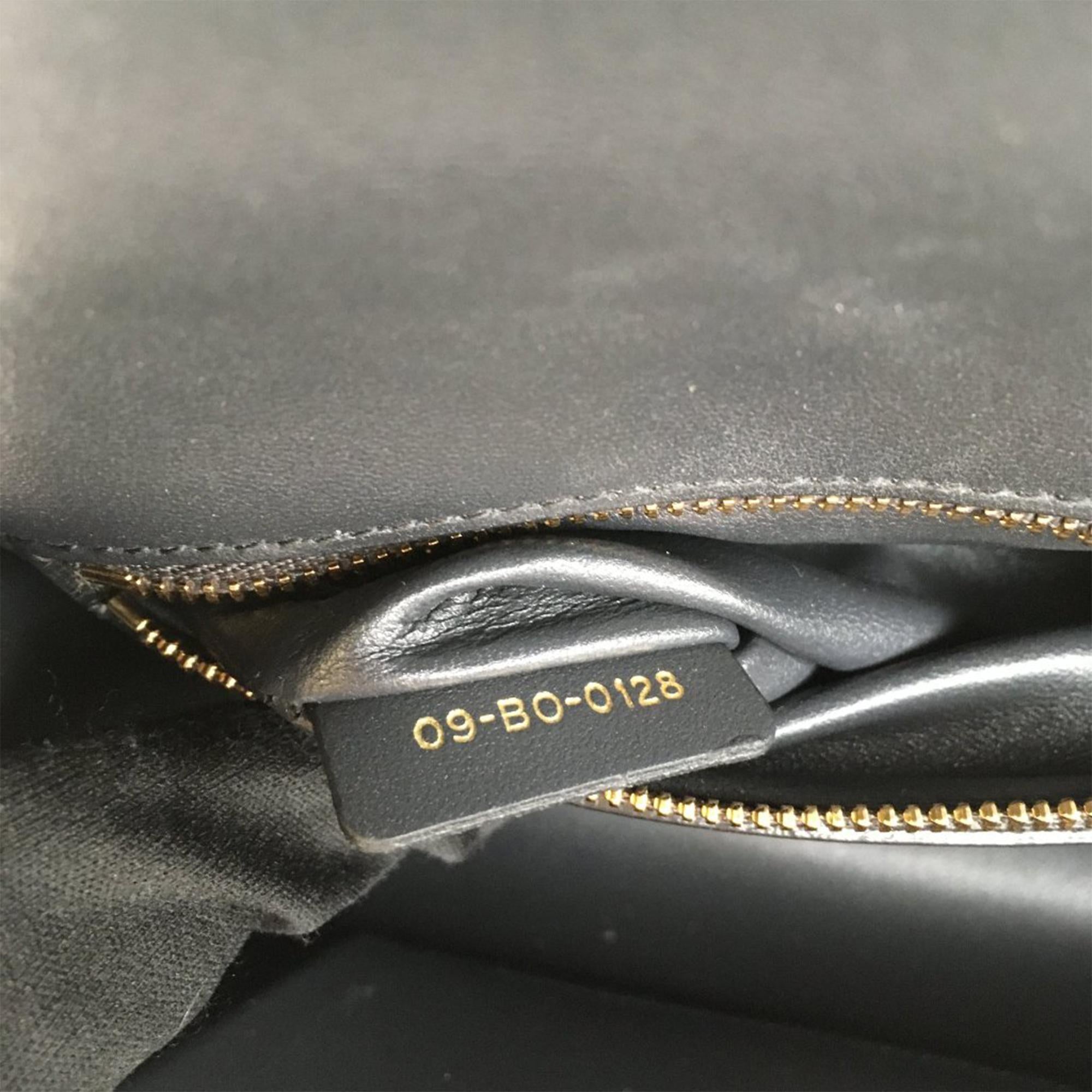 Dior Medium Metallic Patent Microcannage Diorama (SHG-7Dt5Sh)