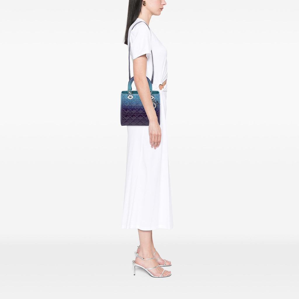 Dior Medium Ombre Patent Cannage Lady Dior