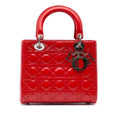Dior Medium Patent Cannage Lady Dior