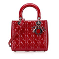 Dior Medium Patent Cannage Lady Dior