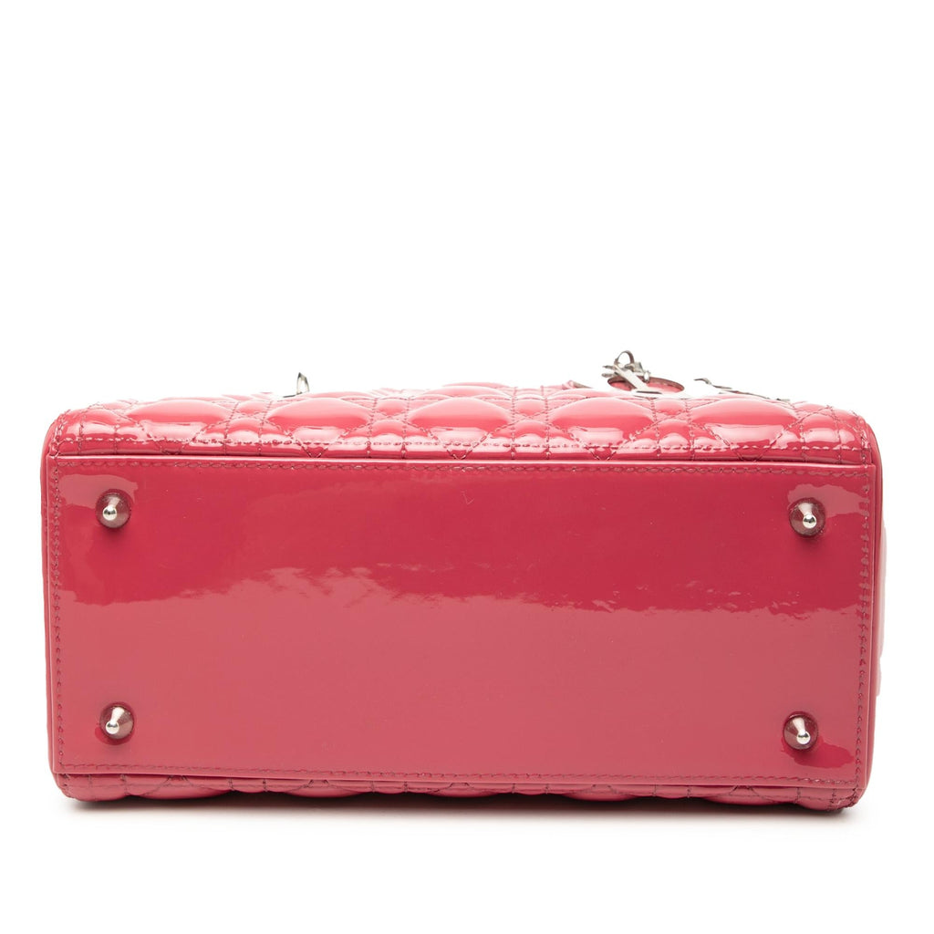 Dior Medium Patent Cannage Lady Dior