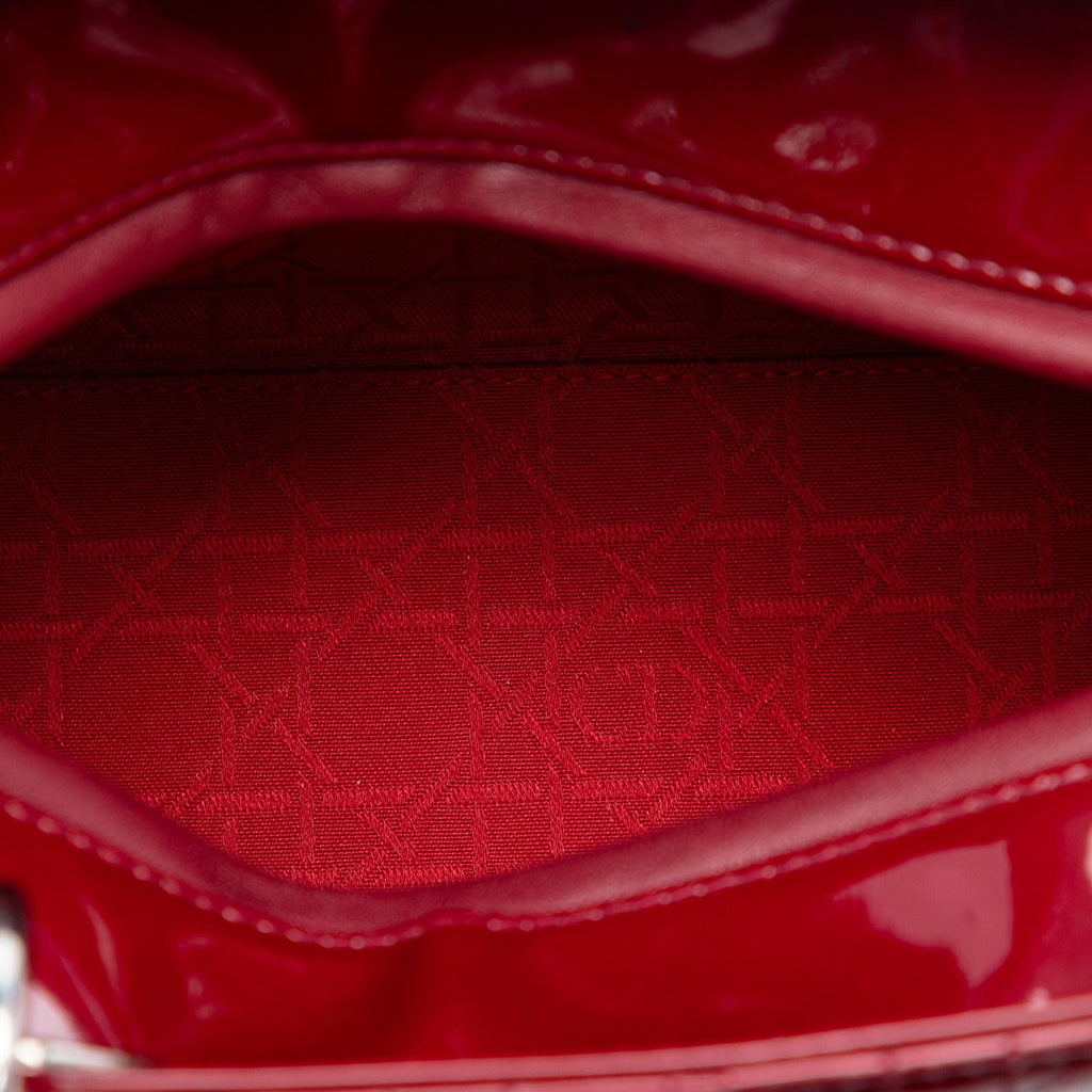 Dior Medium Patent Cannage Lady Dior