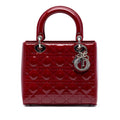 Dior Medium Patent Cannage Lady Dior