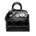 Dior Medium Patent Cannage Polochon Granville Satchel